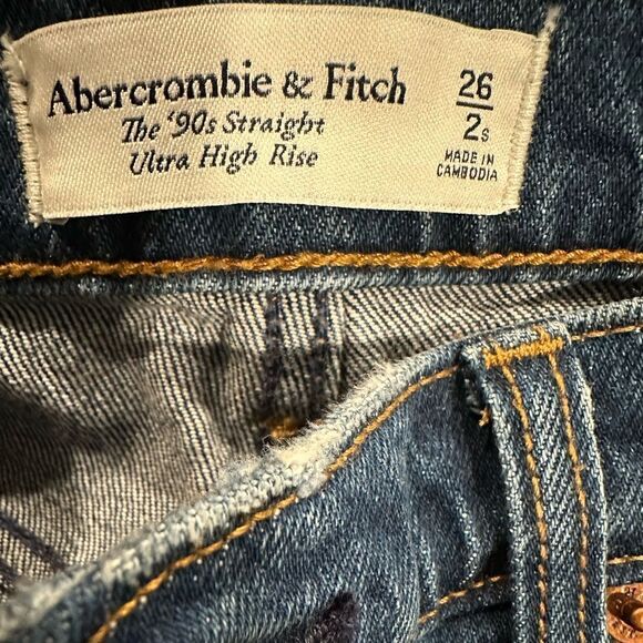 Abercrombie and fitch the 90s straight ultra high rise jeans - Picture 4 of 4